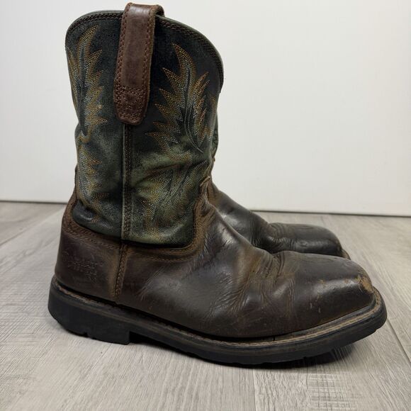 Mens ARIAT Groundbreaker Wide Square Toe Steel Toe Work Boot 10.5 EE A main image 14